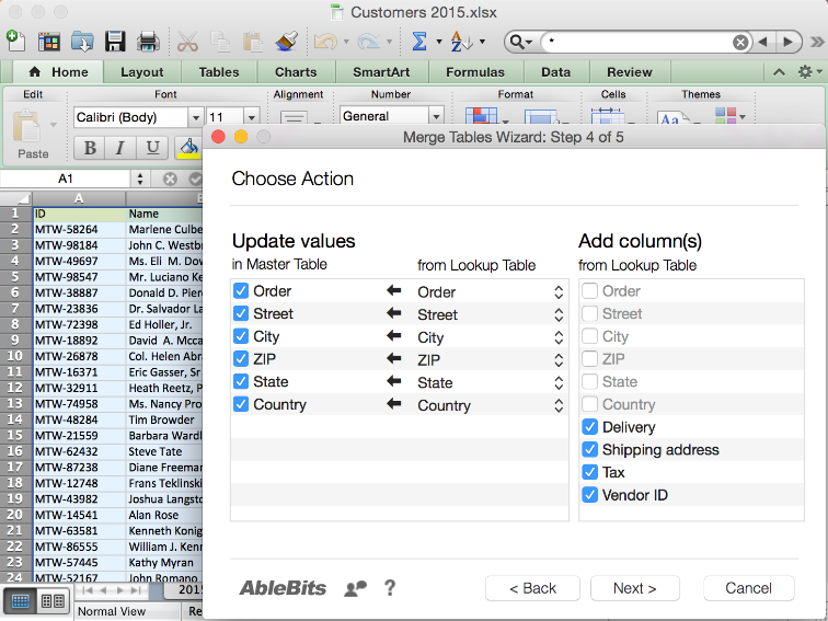 excel image assistant installation for mac